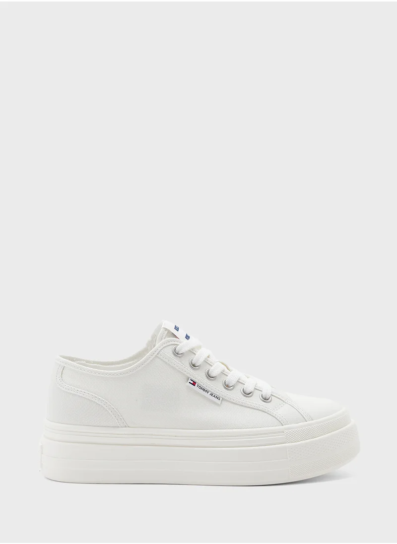 TOMMY JEANS Foxing Lace Up Low Top Sneakers