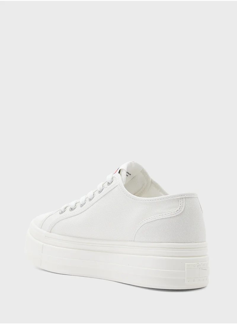TOMMY JEANS Foxing Lace Up Low Top Sneakers
