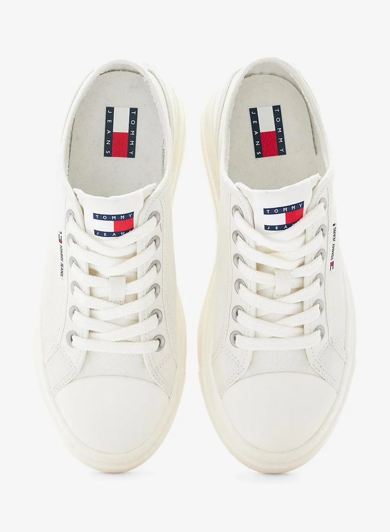 TOMMY JEANS Foxing Lace Up Low Top Sneakers