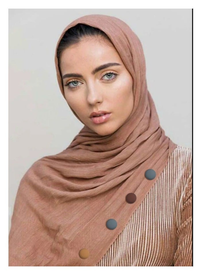 Sky Shine 4Pcs Magnetic Hijab Pins – No-Hole Round Scarf Clips | Strong Magnet Brooch Pins for Women’s Scarves, Shawls & Clothing - Image 2