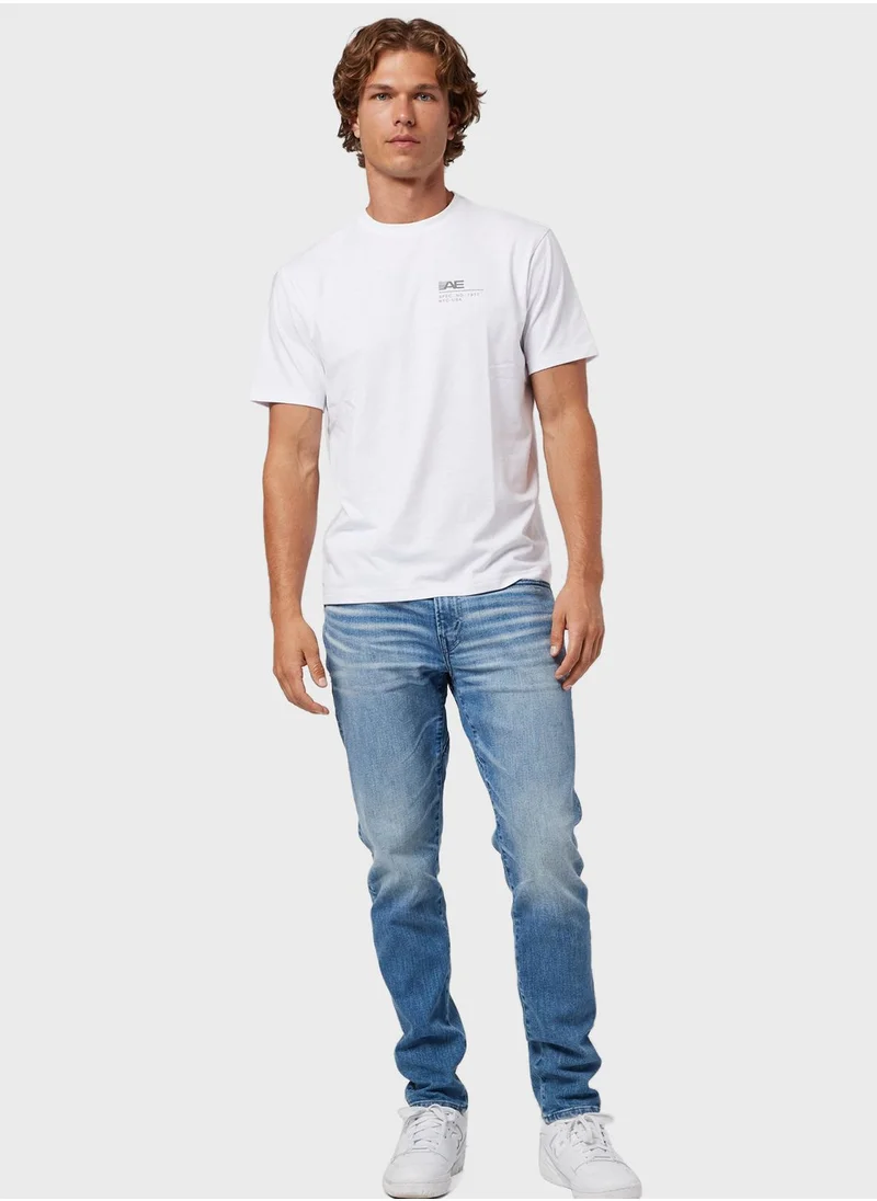 امريكان ايجل Mid Wash Skinny Fit Jeans