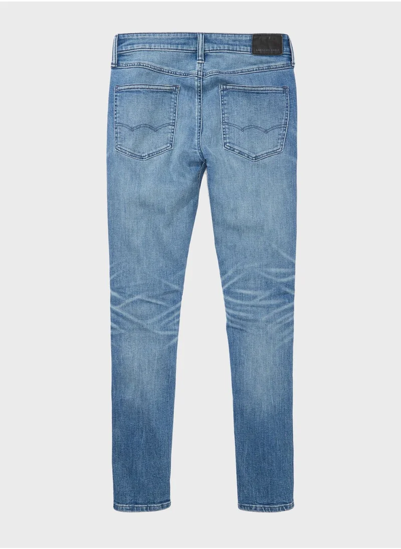 امريكان ايجل Mid Wash Skinny Fit Jeans