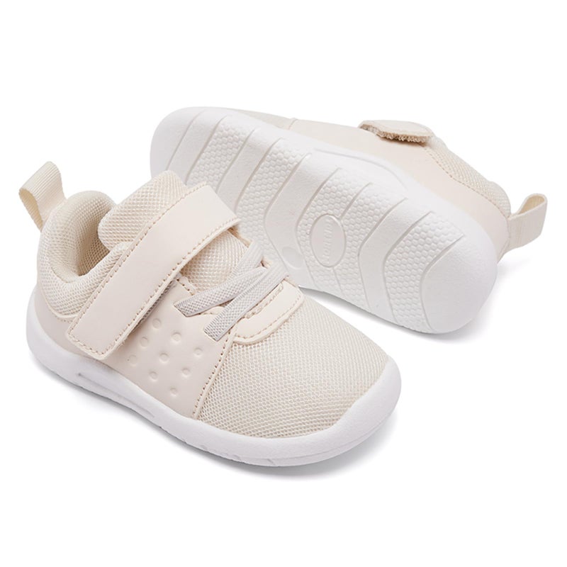 MORENDL Toddler Baby Shoes 0-4 Years Boy Girl Lightweight Breathable Non-Slip Sports Sneakers Running Walking Tennis Barefoot Shoes Khaki 12-15Months - Image 3