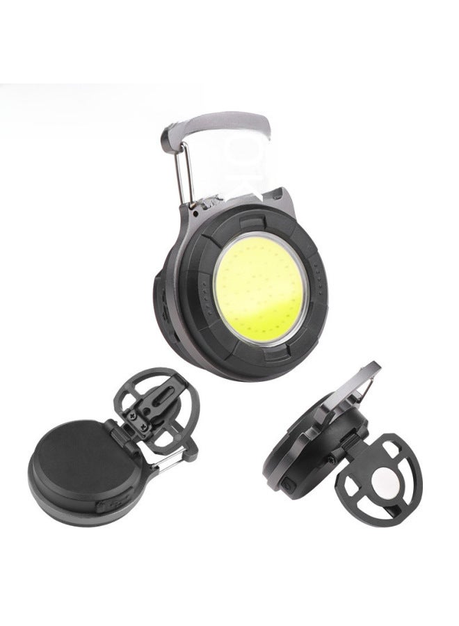 Loquat Product COB Multifunctional Mini Keychain Light Work Light Car Repair Light Household Emergency Flashlight-Color:Old Square Keychain Light Low Edition - Image 2