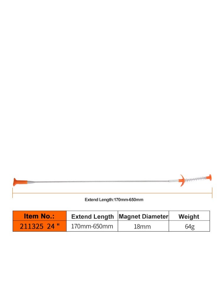 Flexible Spring Claw - Ergonomic, Durable, Spring-Loaded for Easy Object Retrieval in Tight Spaces
