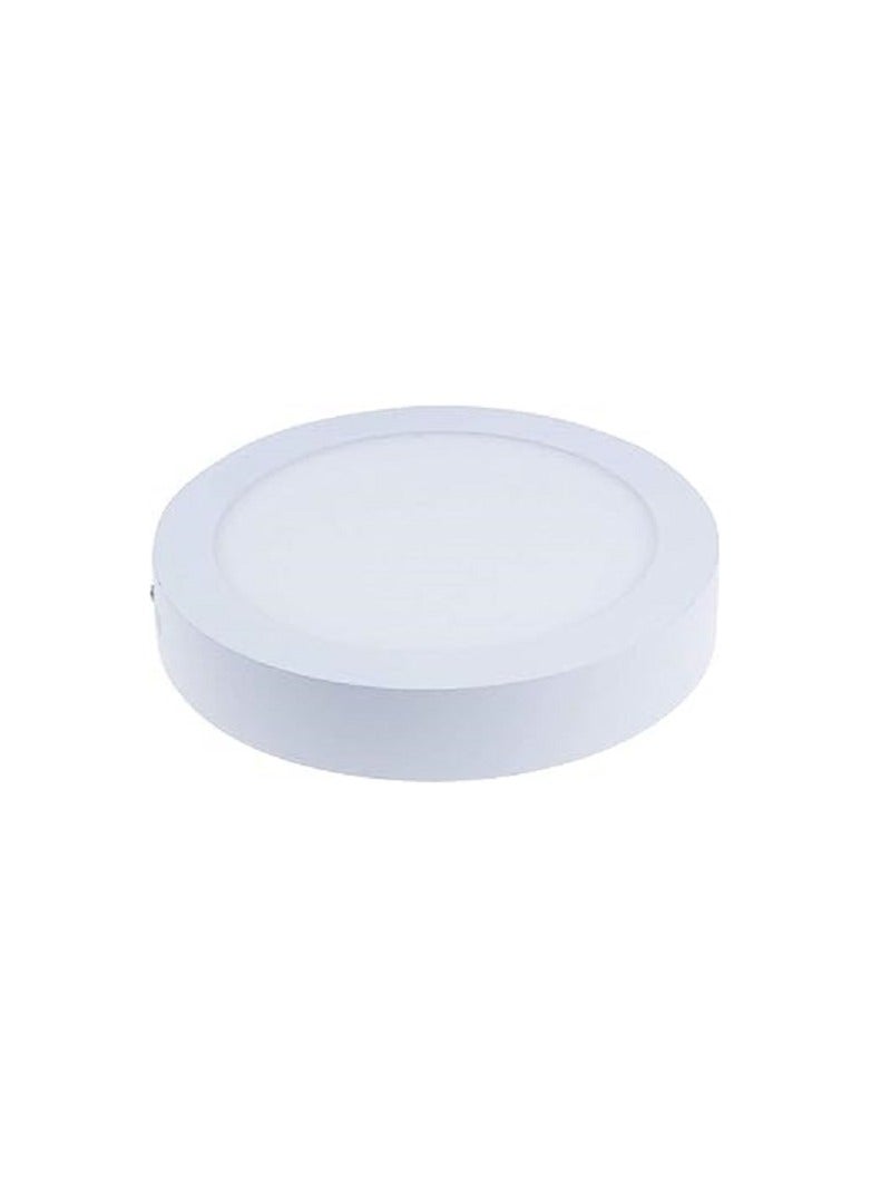 سبوت بانل خارجى ليد دائرى 24 وات بارز يعلق في السقف اللون أبيض عدد 6، أكريليك - Image 1