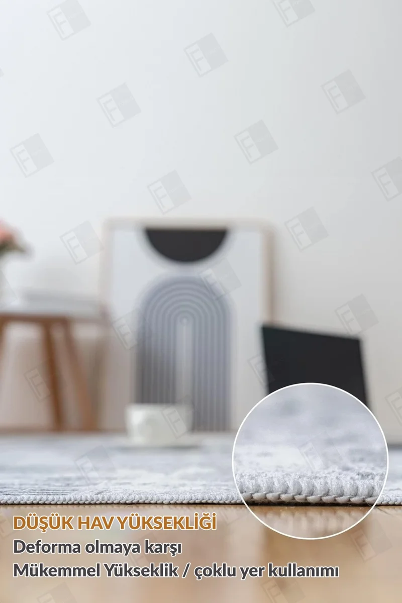فايند Washable Digital Printed Bathroom Mat Anti-Slip Base Toilet Seat Mat