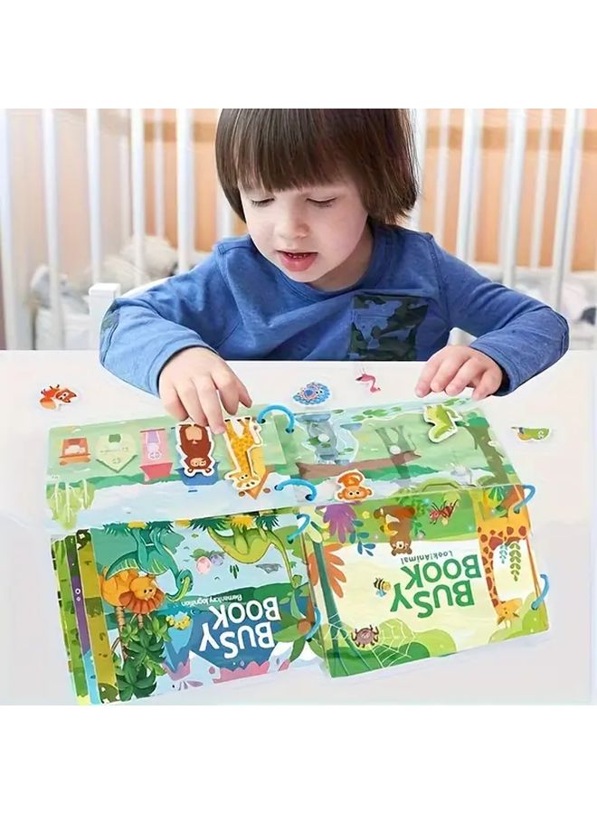 Dinosaur Sticker Book For Kids Ages 3 6 Interactive Alphabet Learning Quiet Book - Image 5