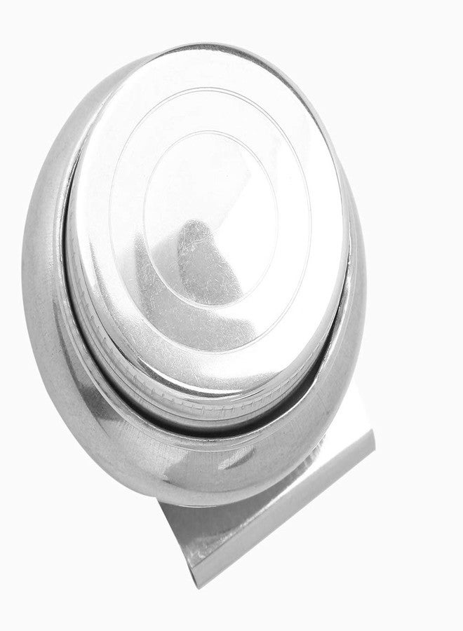 Zerodis Large Mouth Artist Palette Cup with Lid, Stainless Steel Metal Palettes Container Cup Travel Portable Paint Cleaning Container for Solvent Watercolor Gouache Acrylic Paint Oil Paint(F-347) - Image 5