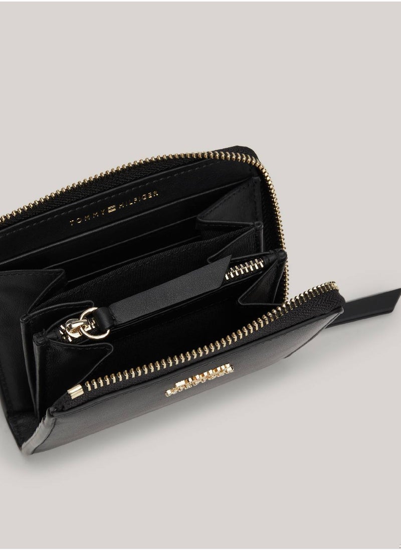 Women's Leather Zip-Around Wallet -  Leather, Black - pzsku/Z8962546B89C32D960860Z/45/_/1724216596/8f7874fb-d0c3-4e69-a5ad-5a556e16be2c