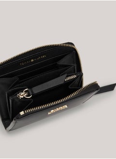 TOMMY HILFIGER Women's Leather Zip-Around Wallet -  Leather, Black  - Image 4