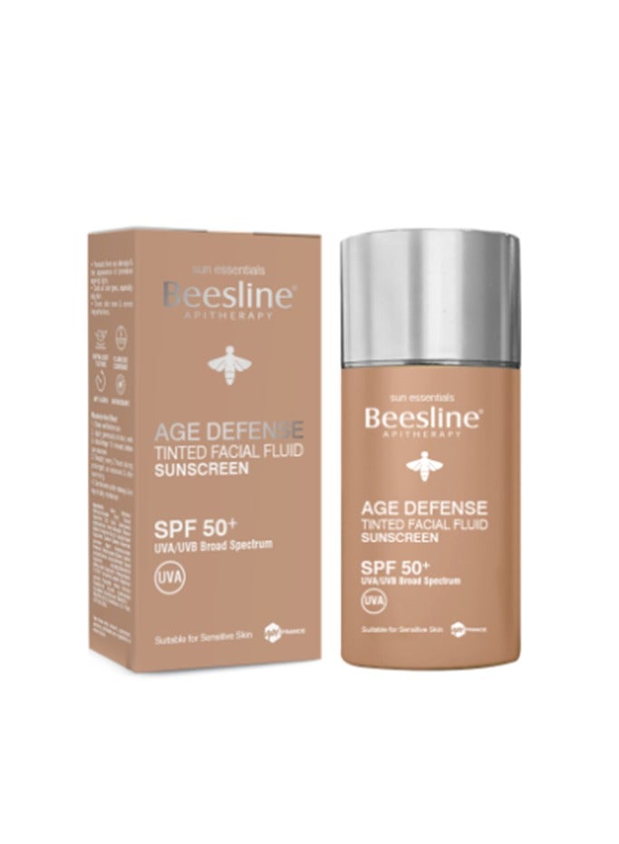 Beesline Age Defense Tinted (SPF 50+) Facial Fluid SunScreen 40 ml 