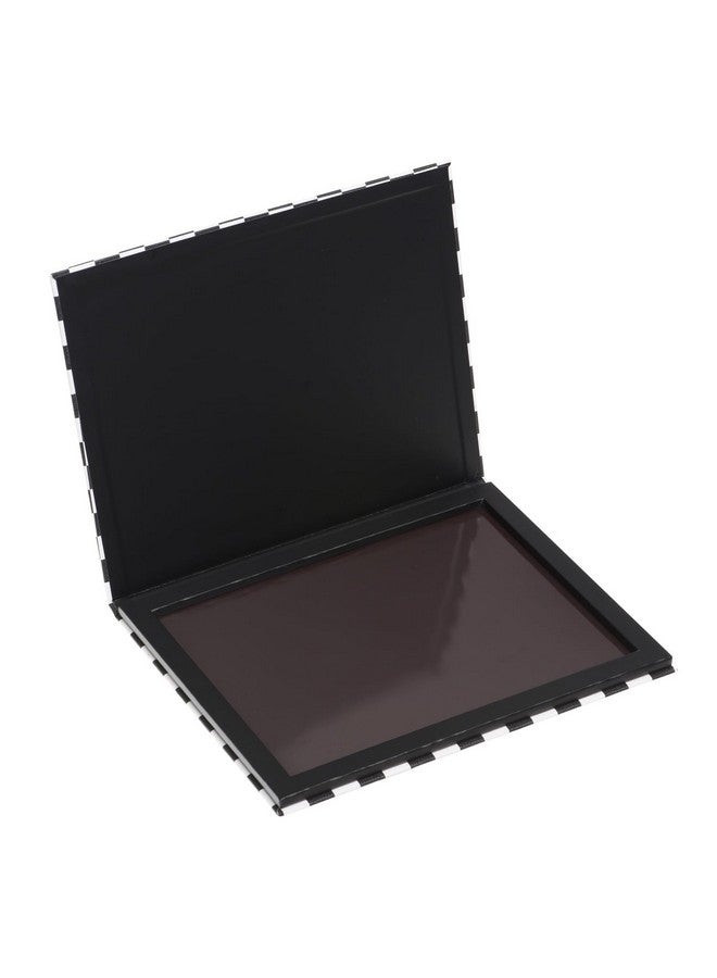 ألون لوحة ألوان مغناطيسية كبيرة جدًا من Allwon، لوحة مكياج فارغة سوداء منقوشة لظلال العيون وأحمر الشفاه وأحمر الخدود والبودرة - Image 2