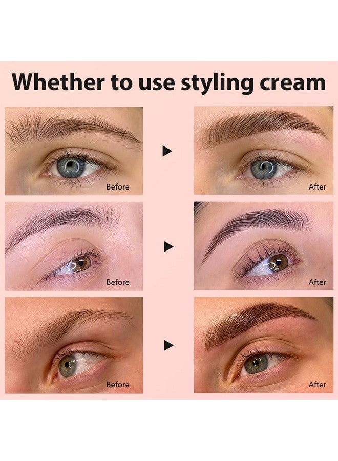 BINGBRUSH Soap Brows Kit,2Pcs/Set Eyebrow Freeze Styling Wax,Waterproof Long-lasting Eyebrows Enhancer Shaping Clear Tint Gel, Eye Brow Makeup Balm Pomade Cosmetics (2pcs 01#) - Image 4