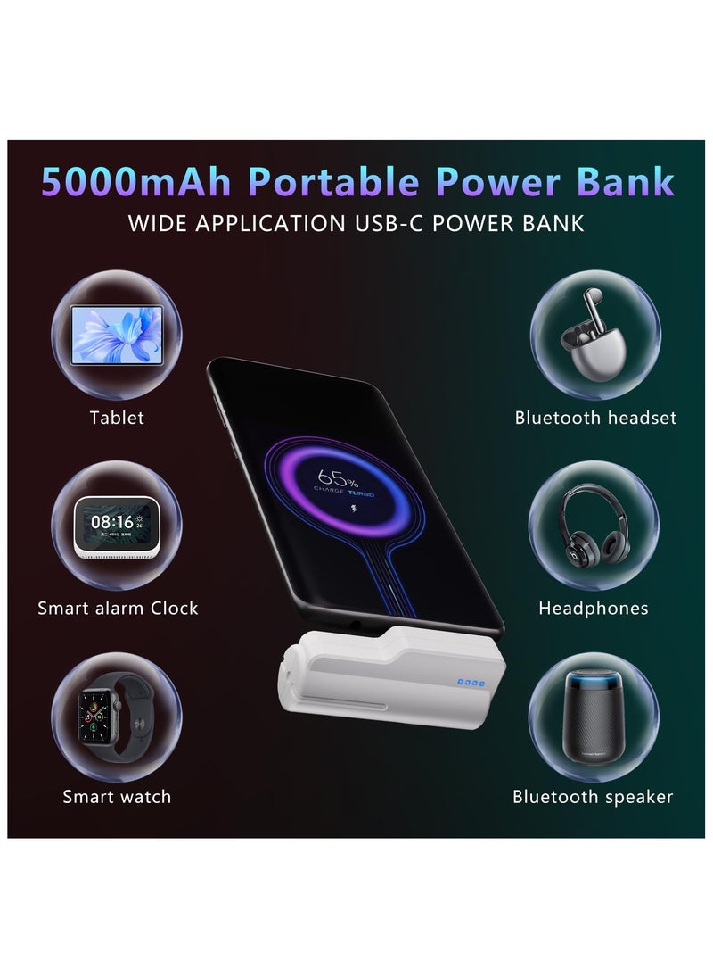 PROMASS Promass Battery Pack for Oculus Quest 2/ Quest 3 18W 5000mAh Head Strap Accessories Compatible with Oculus/ Quest Lightweight and Portable VR Extend Power Accessories for Extra 1-2H Playtime  - Image 4