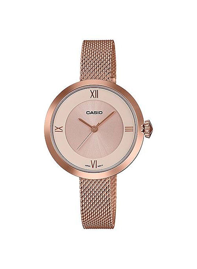 CASIO Stainless Steel Analog Watch LTP-E154MPG-4ADF - Image 1