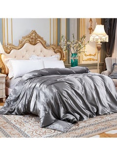 Generic غطاء لحاف صيفي من 4 قطع من نسيج Tencel، غطاء لحاف حريري 180×200 سم  - Image 1