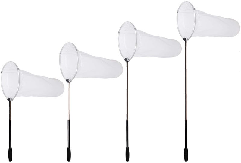 RESTCLOUD Insect and Butterfly Net with 12" Ring, 24" Net Depth, Handle Extends to 59 Inches (10" Ring, 48" Handle) - Image 2