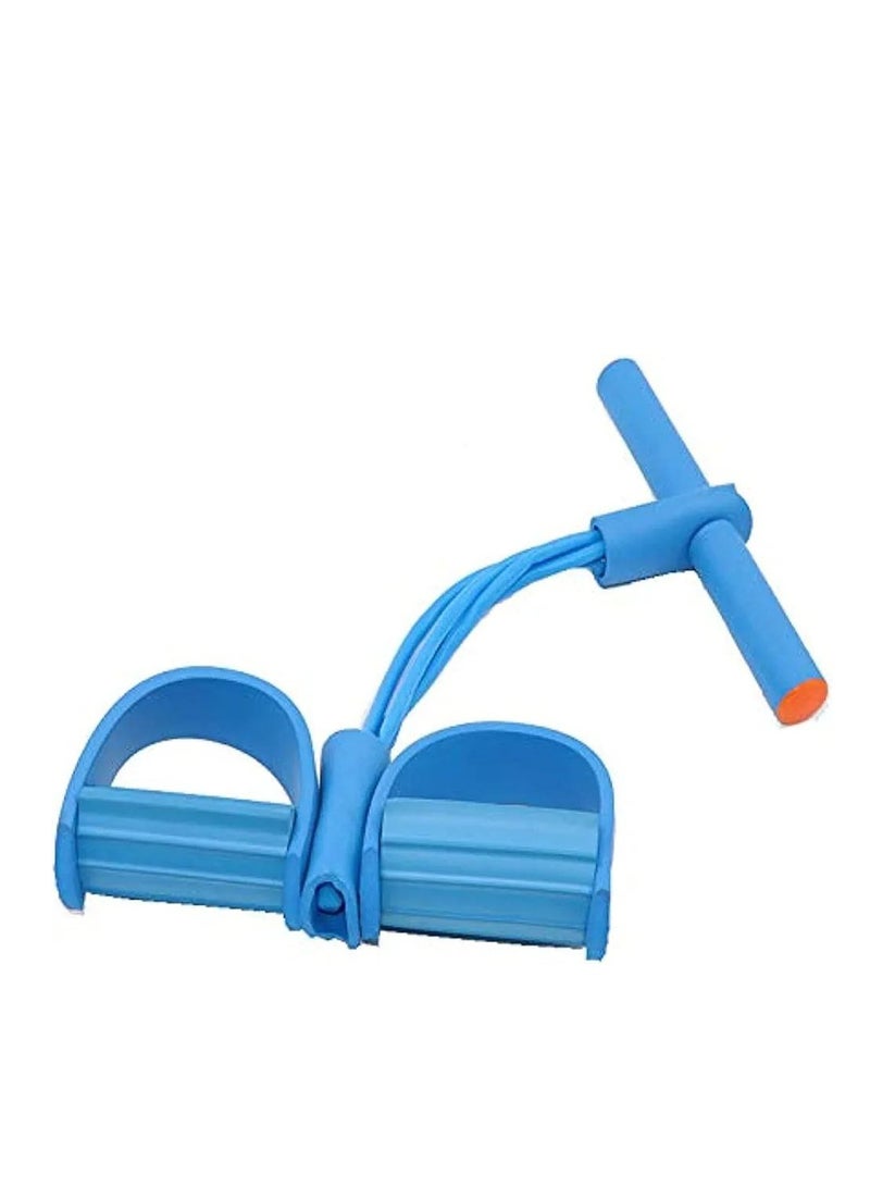 Generic Abdominal and Arm Strengthener - Fitness Toning Belt 4 Tube Bands Elastic Foot Pedal Resistance Band for Home Gym Yoga Abdominal Waist Leg Arm - Resistance Band for Gym Workout - Multifunctional Resistance Training Tools, 4 Leg and Foot Trainers with Bands, Pull Ropes, Tubes and Pedal, for Yoga Fitness, Abdominal and Bodybuilding Expander Tools for Home Gym - Fitness Resistance Band - Resistance Pull Belt for Workout - Image 2