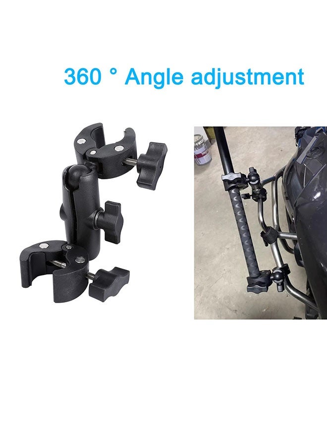 Arabest Motorcycle Mount kit for Insta360 One X4 X3 X2 RS- Double Clamps Handlebar Holder with 155cm Selfie Stick for Motorcycle and Bicycle Riding Records - Image 4