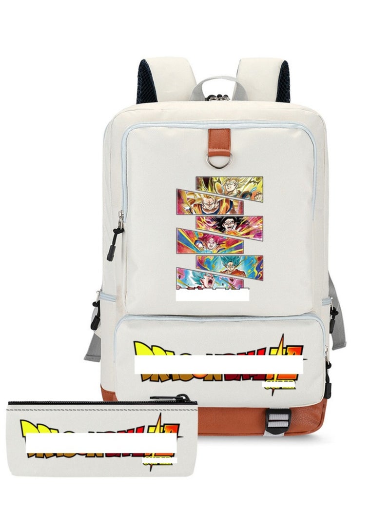 KUYING Anime Pattern Design Leisure Commuting Backpack