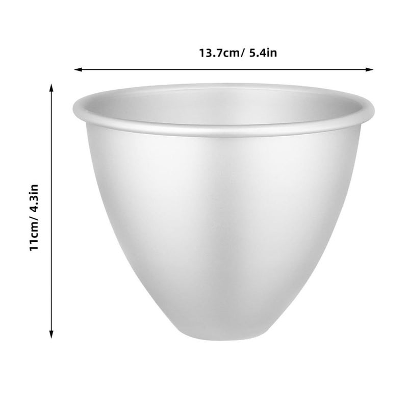 5 Inch Aluminum Alloy Cone Cake Mold Set Of 2 For Creative Baking At Home - Image 3