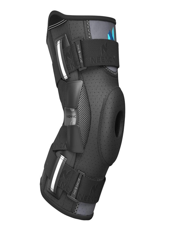 NEENCA Professional Knee Brace for Knee Pain, Hinged Knee Support with Patented X-Straps Fiting System, Strong Stability for Joint Pain Relief, Arthritis, Meniscus Tear, ACL, PCL, MCL, Sports, Workout - Image 1
