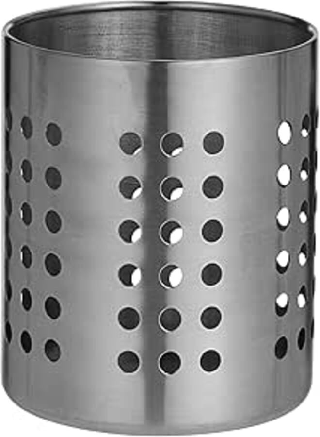 IKEA ORDNING Standard Quality Cutlery Stand Stainless Steel Kitchen Utensils Holder & Pot for Regular Use