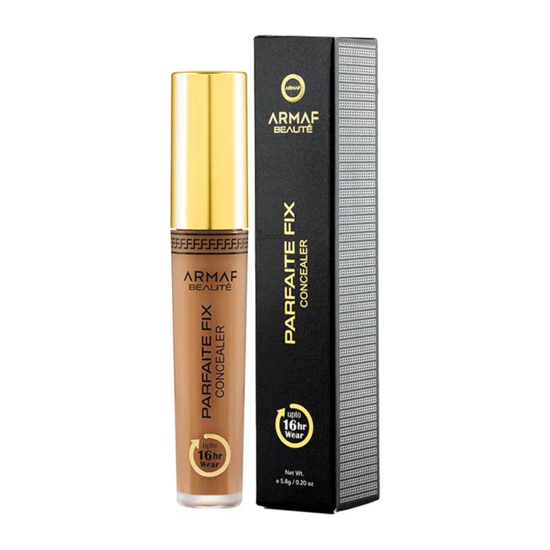 Armaf Beaute أرماف بيوتي مكياج الوجه 16 ساعة بارفيت فيكس كونسيلر 5.8 جرام لون تان، تركيبة سائلة نباتية، تغطية قابلة للبناء، لمسة نهائية ناعمة غير لامعة، تغطي العيوب والهالات السوداء، لجميع أنواع البشرة - Image 2