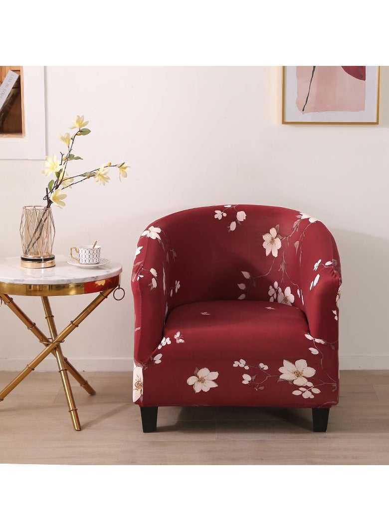 KUYING New Elastic Printed Half Round Full Package Sofa Cover 
