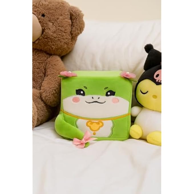 MGM Toy - Squarepal - Snake - Frog - Lizard - Anti-Stress Plush - 193639 - Memory Foam - Gadget - Gift - Animals - Anxiety - Sensory Toy - From 2 Years - Image 2