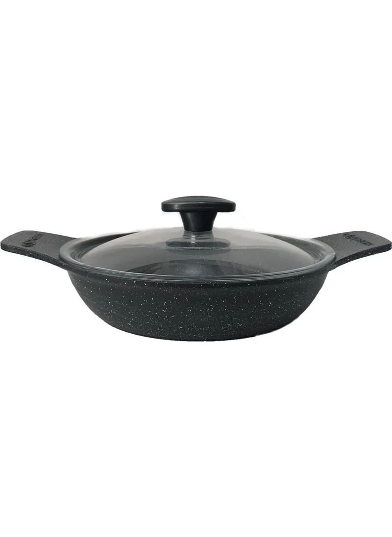 ThermoAD 22 cm Fireproof Non-Stick Pot with Lid / Gray