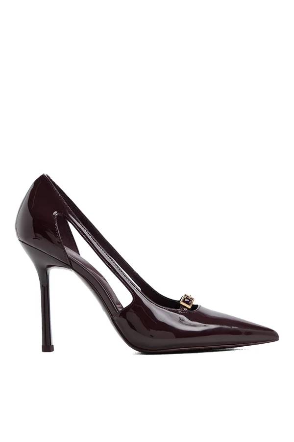 Herbey Ladies Red Heeled Shoes
