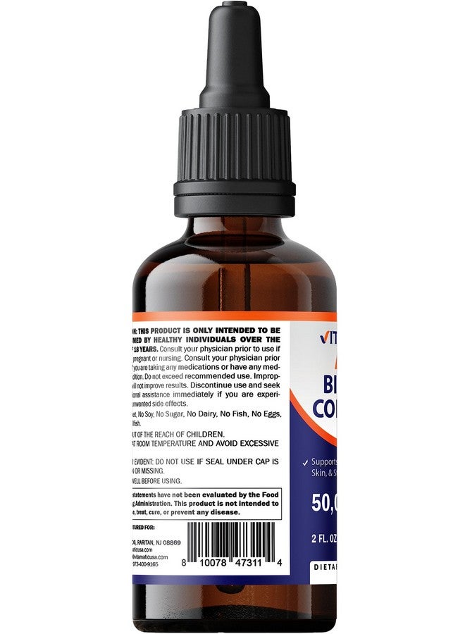 Vitamatic فيتاميناتك 2 عبوات سائل البيوتين والكولاجين لنمو الشعر - للنساء والرجال - يدعم البشرة المتألقة، والشعر الصحي ونمو الأظافر (2 أونصة سائلة) - Image 3