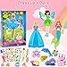 Vunrahsg Magnetic Dress Up Dolls Girls Toys Princess Mermaid Fairy Ballerina Fridge Magnets Puzzles Toddlers 35 Pretend Play Car Road Trip Airplane Travel Games Activity Birthday Gift 3 4 5 6 7 8 Gilr Boy - Image 4