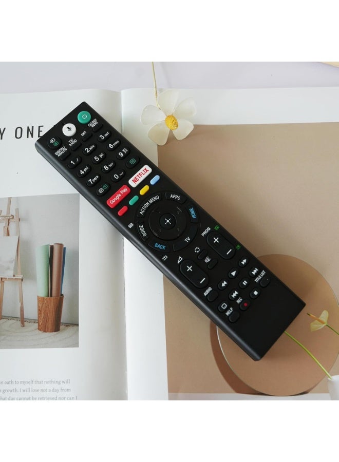 Raxoom جهاز تحكم عن بعد صوتي عالمي لأجهزة تلفزيون Sony الذكية، وحدة تحكم بلوتوث، جميع أجهزة Sony Bravia LED OLED LCD 4K UHD HDTV HDR Android TV، مع Google Play - Image 5