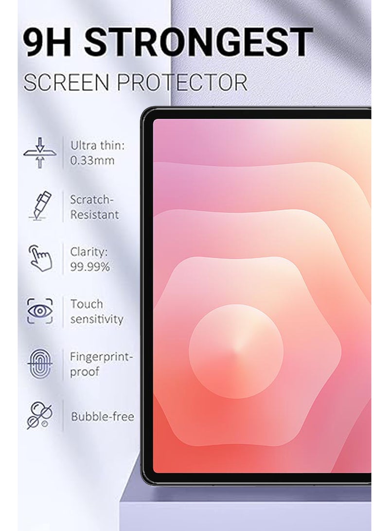 REWO For Samsung Galaxy Tab S11 5G (2025) - 11 inches - Tempered Glass Screen Protector - Premium HD Delicate Touch , Higher Transparency , Easy to Install ,Anti-scratch and Bubble-free Screen Protector - Clear - Image 4