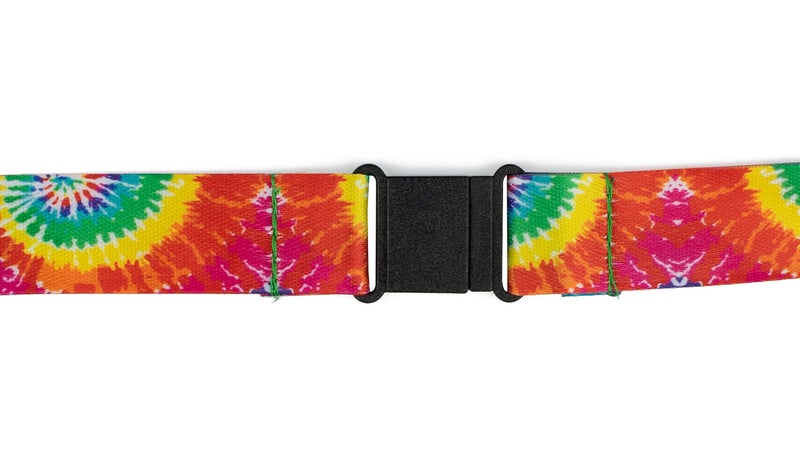 Limeloot Tie Dye Lanyard for Keys, ID Badge, and Accessories - Colorful Breakaway Lanyard with Quick Release Buckle and Flat Ring. - Image 4