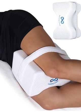 Everlasting Comfort Memory Foam Leg  Knee Pillow for Side Sleepers  FSAHSA Eligible Sciatica Pain Relief Leg Pillow for Side Sleeping  Adjustable Strap - pzsku/Z896398F0B23EC50185E8Z/45/1749491879/c400fcfa-a1d1-4273-8aa4-65a52b66b6cb