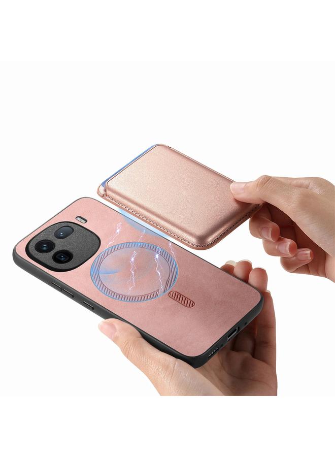 erorex Case For vivo Y300+ Retro Magsafe Card Bag PU Back Cover Phone Case - Image 4