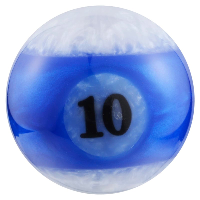 Arenbel No.10 Billiard Car Shifter Lever Knob Round Gear Shift Stick Racing Handles Fit Most Manual Auto Vehicles, Blue - Image 1