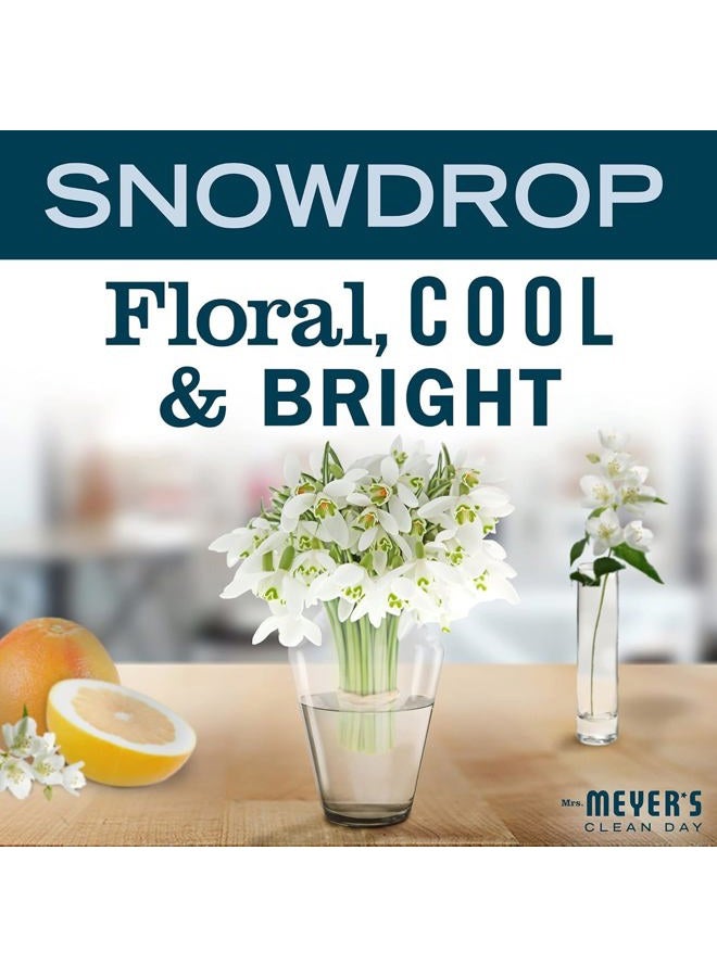 MRS. MEYER'S CLEAN DAY Hand Soap, Made with Essential Oils, Biodegradable Formula, Snowdrop, 12.5 fl. oz - Image 4