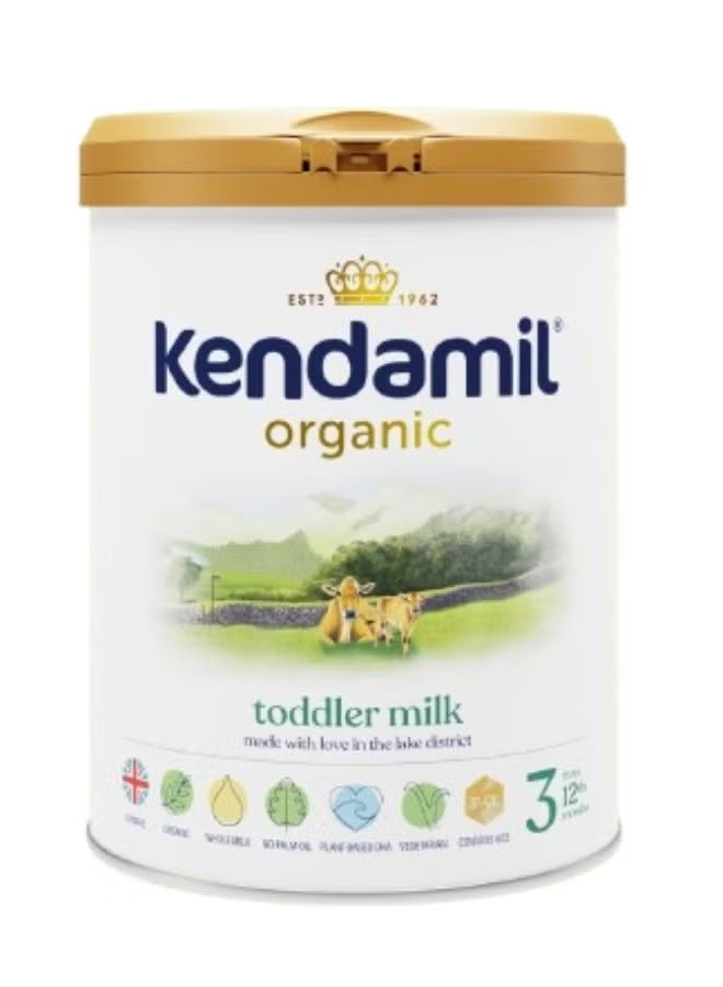 Kendamil Organic First Infant Milk Stage 3 800g | Premium Toddler Formula (12+ Months - Image 1