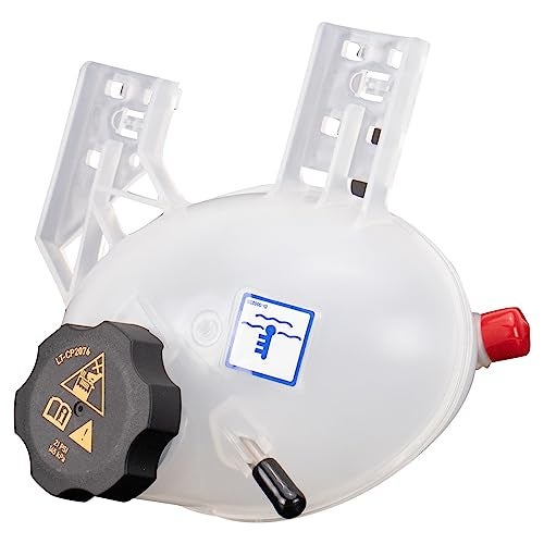TRQ Radiator Coolant Reservoir Expansion Tank Overflow Bottle Compatible with 2016-2018 Fiat 500X 2017-2022 Jeep Compass 2015-2018 Renegade CH3014170 - Image 2