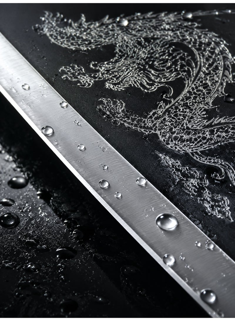 Heavy Duty Thickened Kitchen Chopping Knife, Sharp Stainless Steel Kitchen Knife for Cutting, Bone Chopping and Daily Cooking, Utility Knife - Image 3