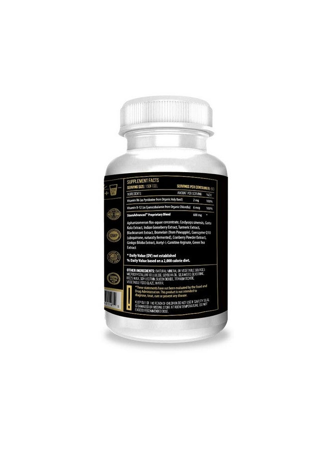ACTIF STEM Cell Support - Maximum Strength with 10+ Stem Cell Factors, Non GMO, 2 Month Supply, Made in USA - Image 2