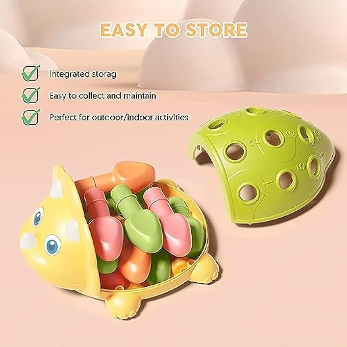 BABY SORTING TOYS FOR GIFT FOR 6 9 12 18 MONTHS 1 2 3 YEAR OLD BOYS GIRLS, HEDGEHOG FINE DINOSAUR TOYS FOR BABY COUNTING TOYS KIDS ONE TWO YEAR OLD - Image 5