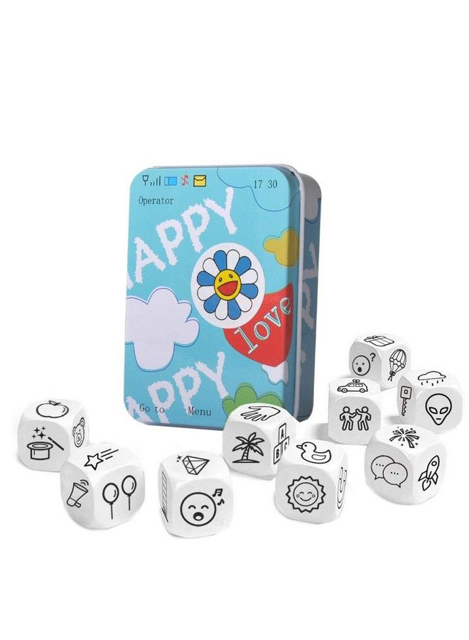 Hc Diy Happy Story Dice 9 Cubes Toys 54 Images Unlimited Stories Combinations Iconic Storytelling Game Imaginative Play For Kids - Image 3