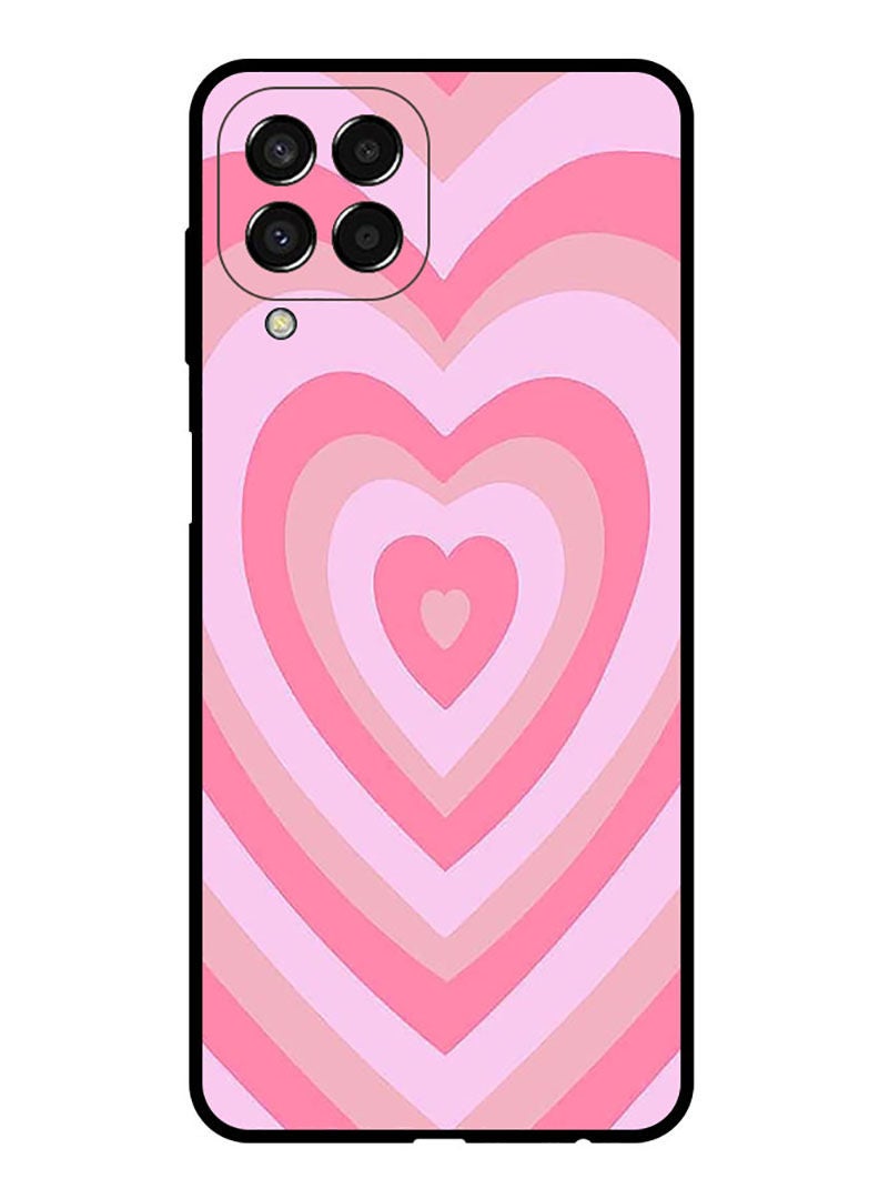 Theodor Protective Case Cover For Samsung Galaxy M53 5G  Pink Heart - Image 1