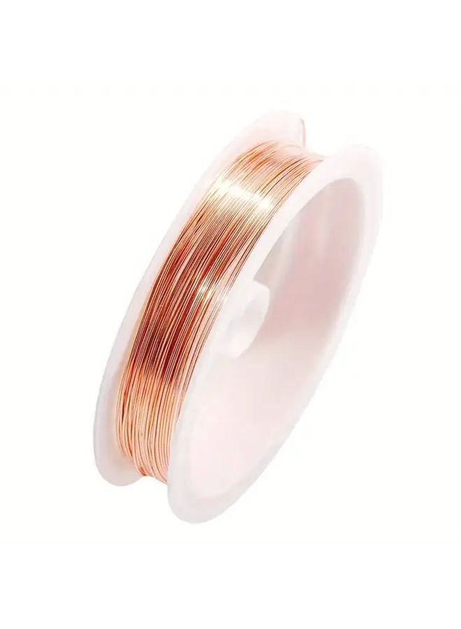 سلك حرفي مصنوع من النحاس الصلب الممتاز بسمك 0.6 مم لمجوهرات النحت وأعمال DIY - Image 3